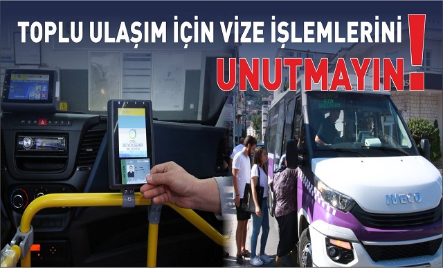 TOPLU ULAŞIM İÇİN!